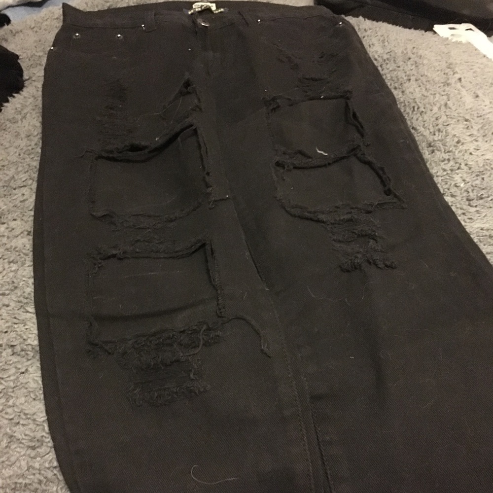 Black High Waisted Jeans